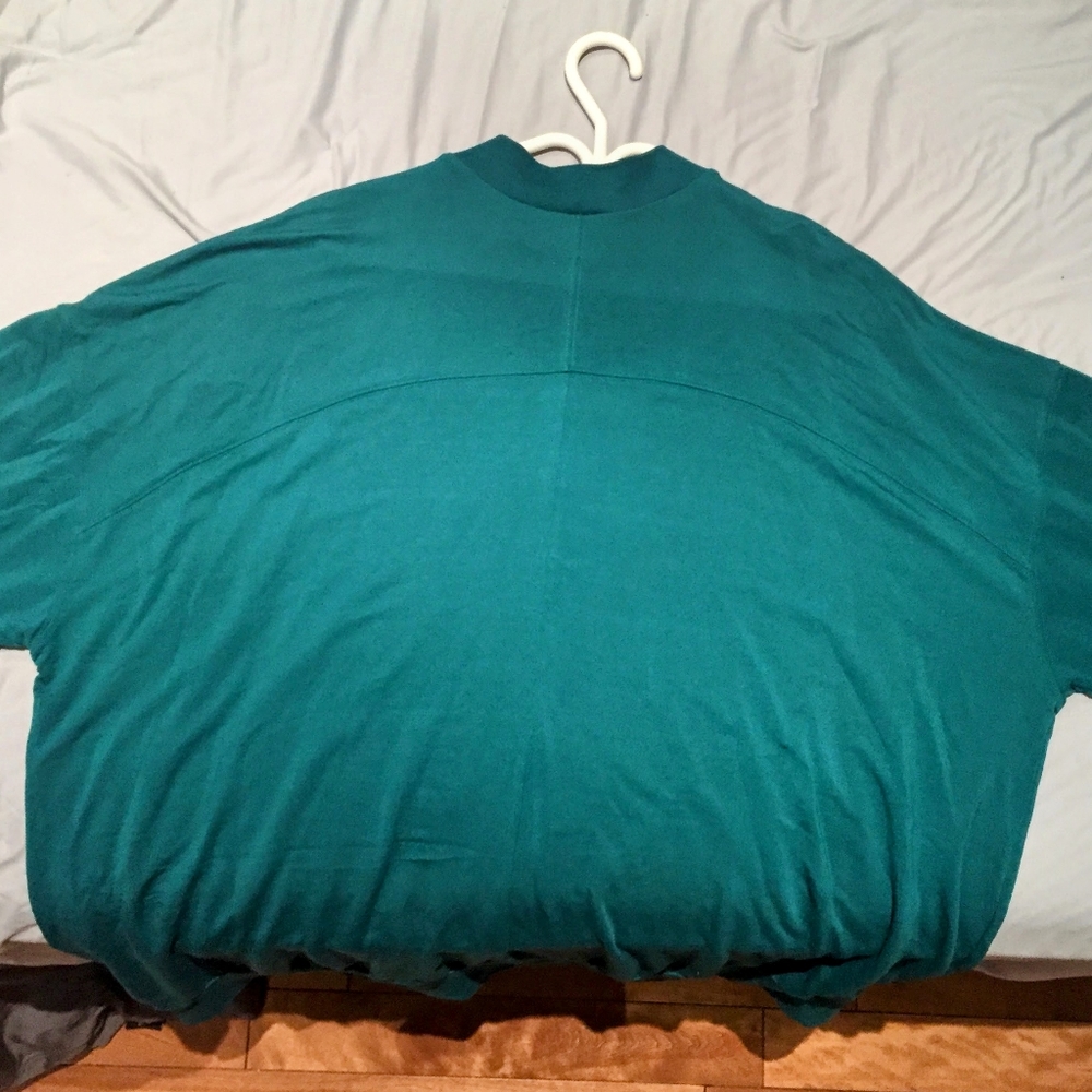 Fabletics mock-neck teal pullover - Picture 5 of 5